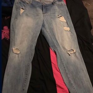 Torrid distressed jeans